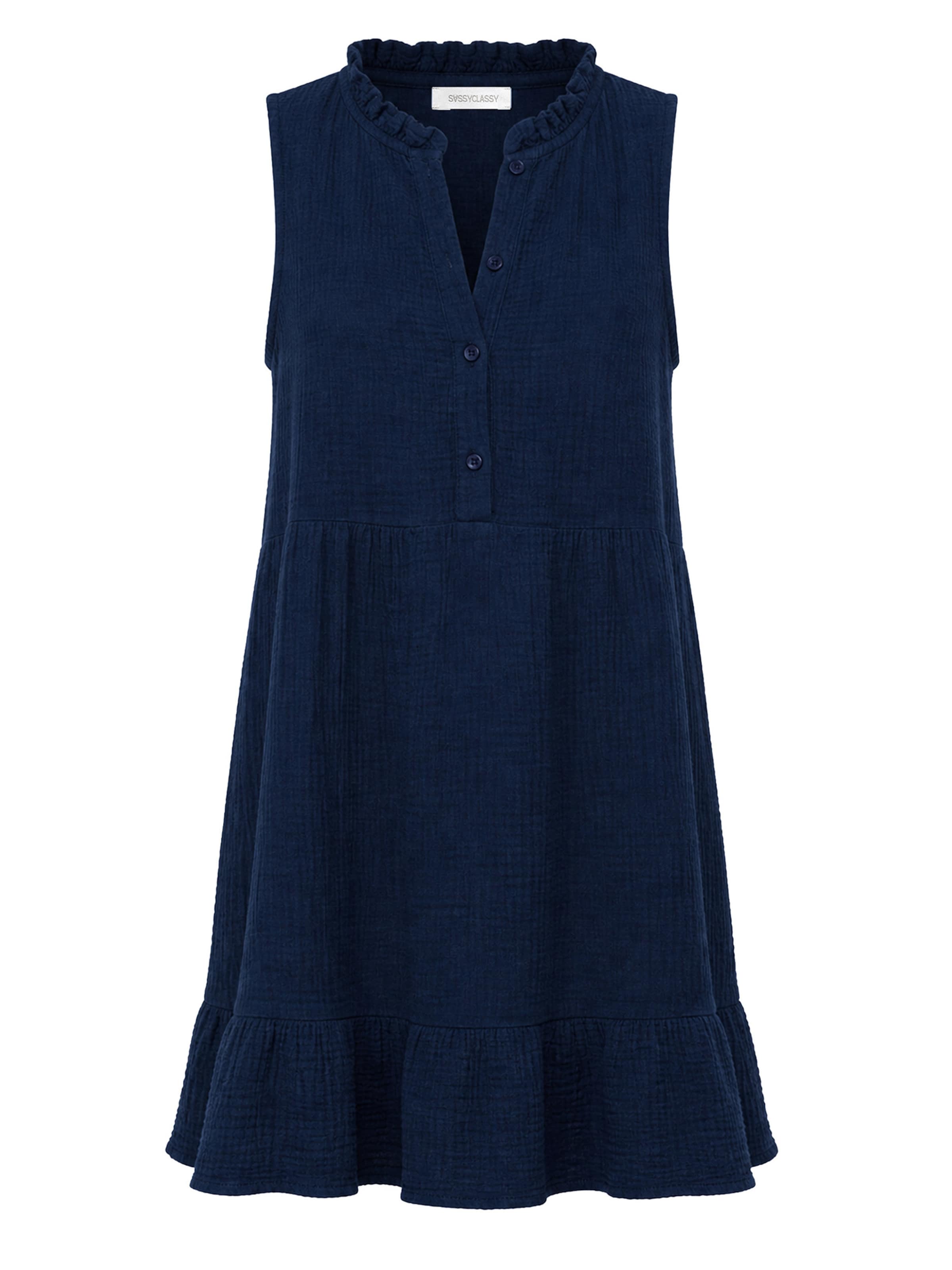 SASSYCLASSY Kleid‌ in 40 in dunkelblau, Produktansicht