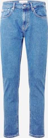 Calvin Klein JeansSlimfit Traperice - plava boja: prednji dio