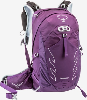 Osprey Sports Backpack 'Tempest 20' in Purple: front