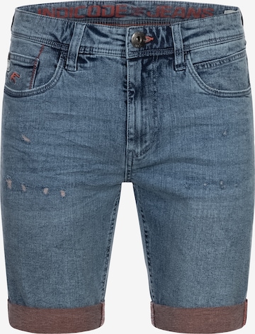 Jean 'Zalento' INDICODE JEANS en bleu : devant