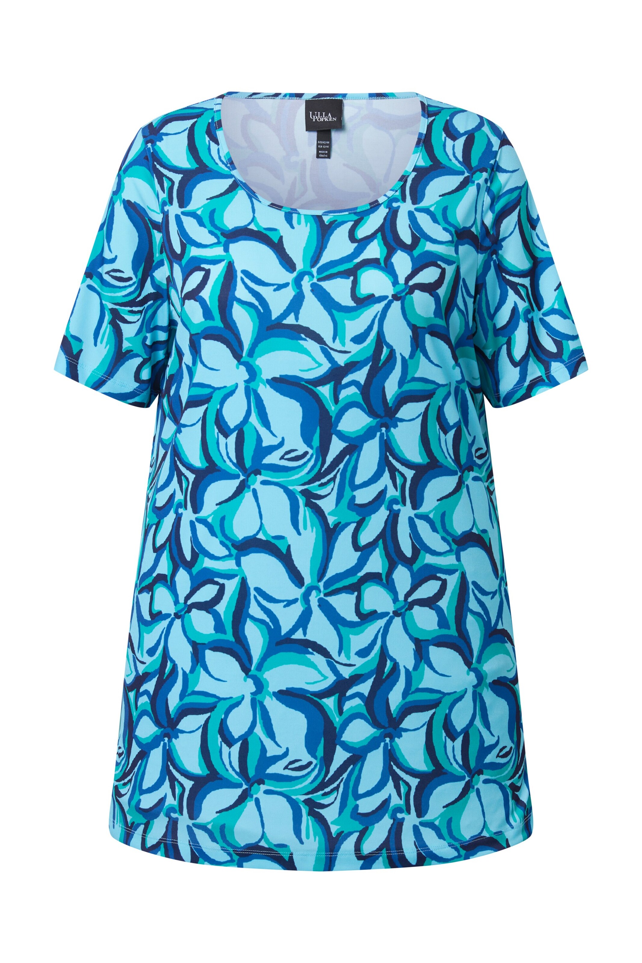 Ulla Popken Shirt in Blau: Vorderseite