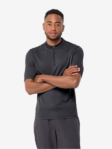 JACK WOLFSKIN Performance Shirt in Black: front