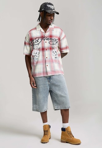 Ed Hardy Loosefit Jeans i blå