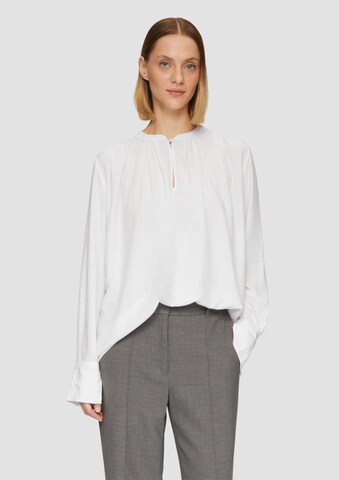 s.Oliver BLACK LABEL Bluse in Beige: Vorderseite