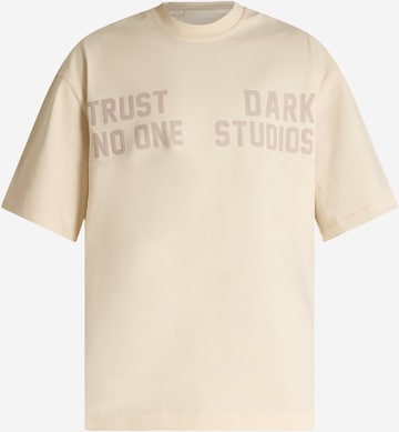 T-Shirt DARK LABEL en beige : devant