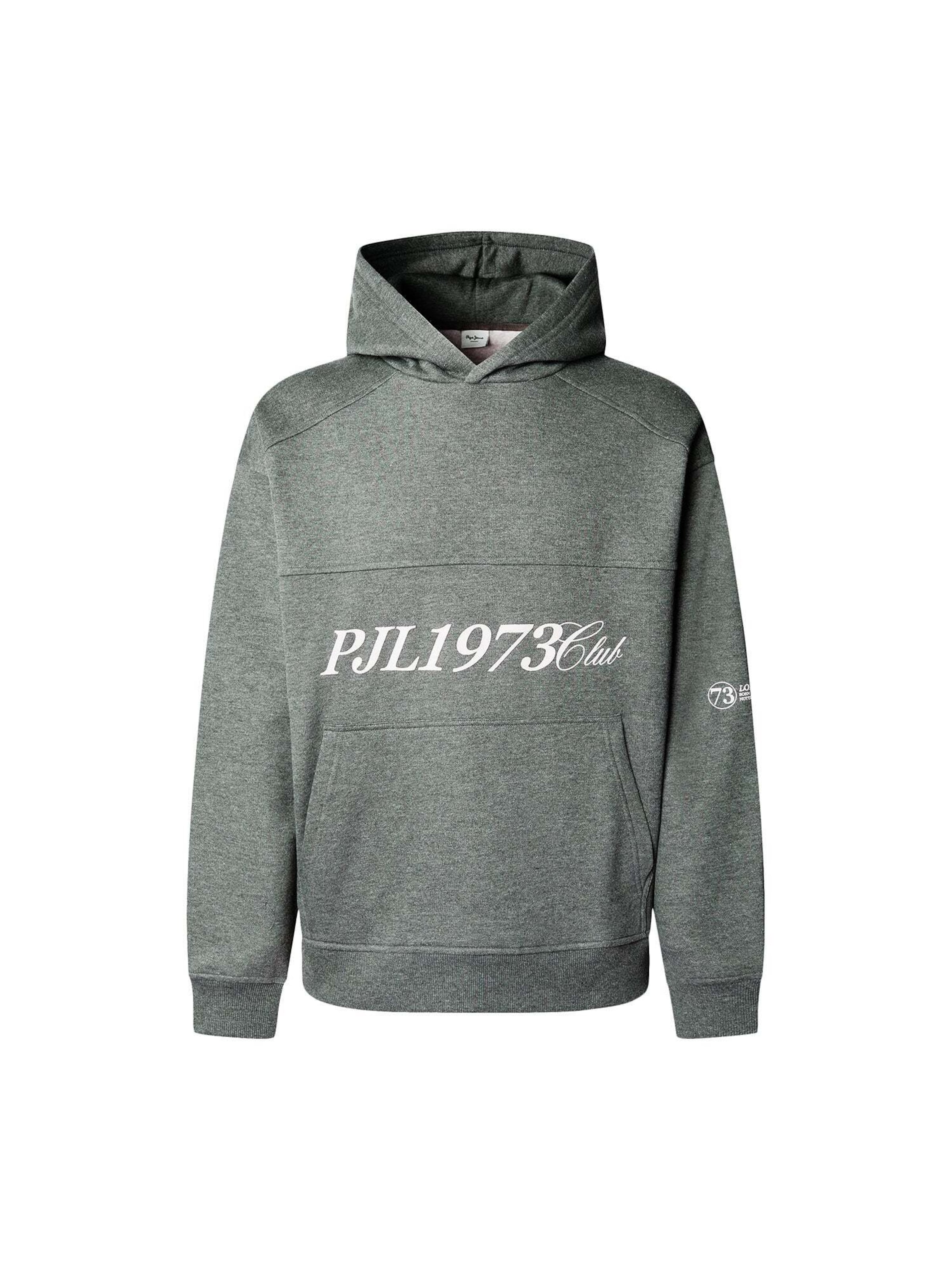 Pepe Jeans Sweatshirt 'Mark' in Grau: Vorderseite