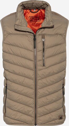 CAMEL ACTIVE Vest in Beige: front