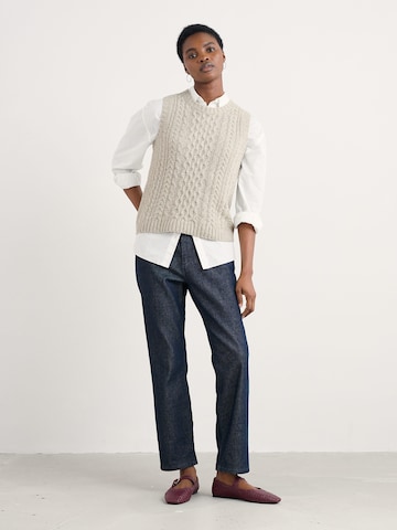 Seasalt Cornwall Vest 'Newlyn' i beige: forside