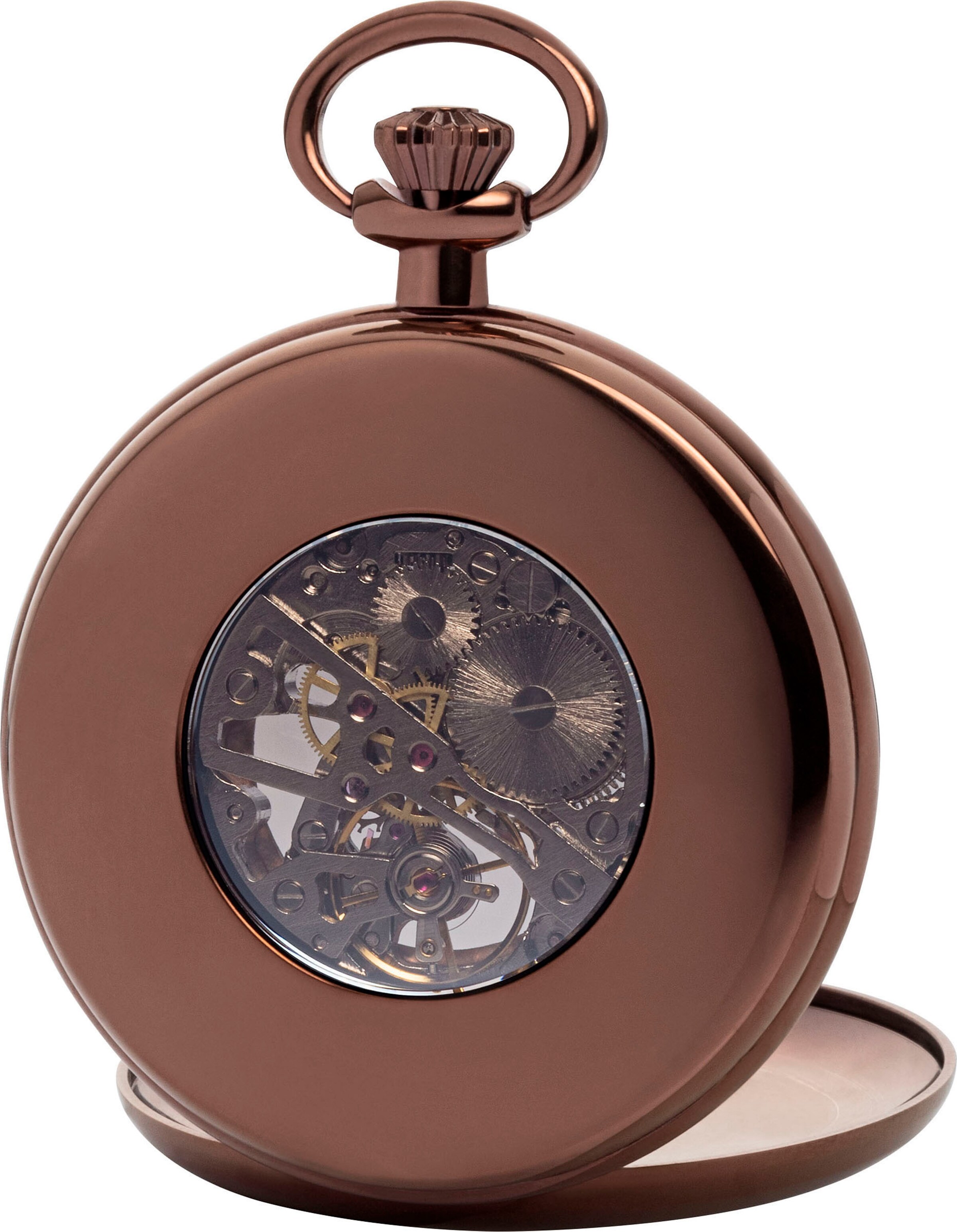 REGENT Taschenuhr in Braun