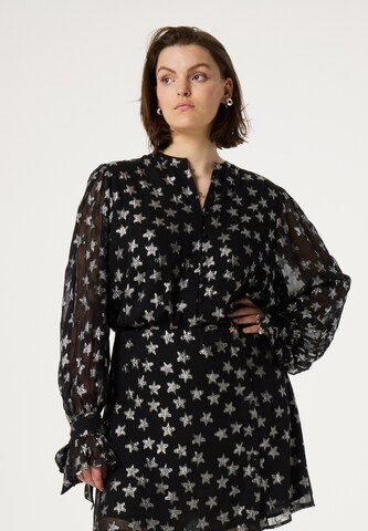Fabienne Chapot Blouse in Zwart: voorkant