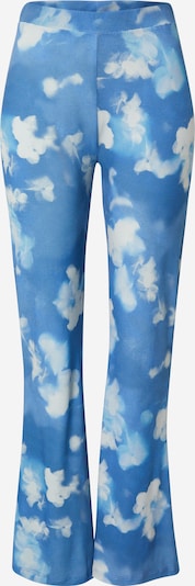 Pantaloni Nasty Gal pe albastru / albastru pastel / albastru deschis / alb, Vizualizare produs