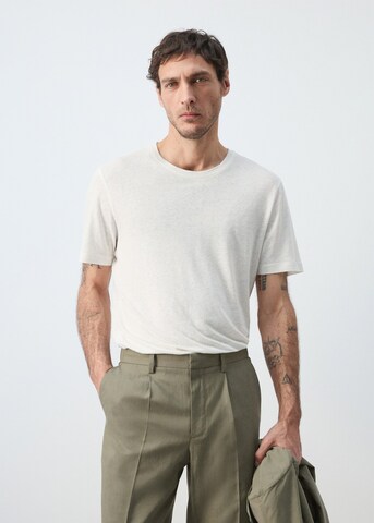 MANGO MAN Shirt 'Liman' in White: front