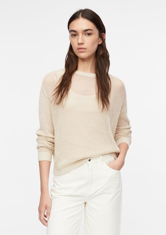 COMMA Strickpullover in Beige: Vorderseite