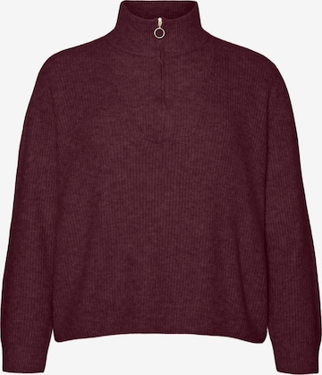 Vero Moda Curve Sweater 'VMCPlaza' in Red: front