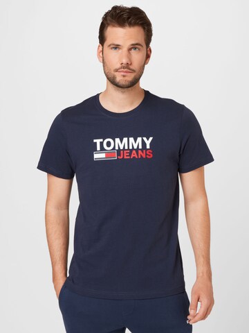 T-Shirt TOMMY HILFIGER en bleu : devant