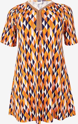 Yoek Tunic in Orange: front