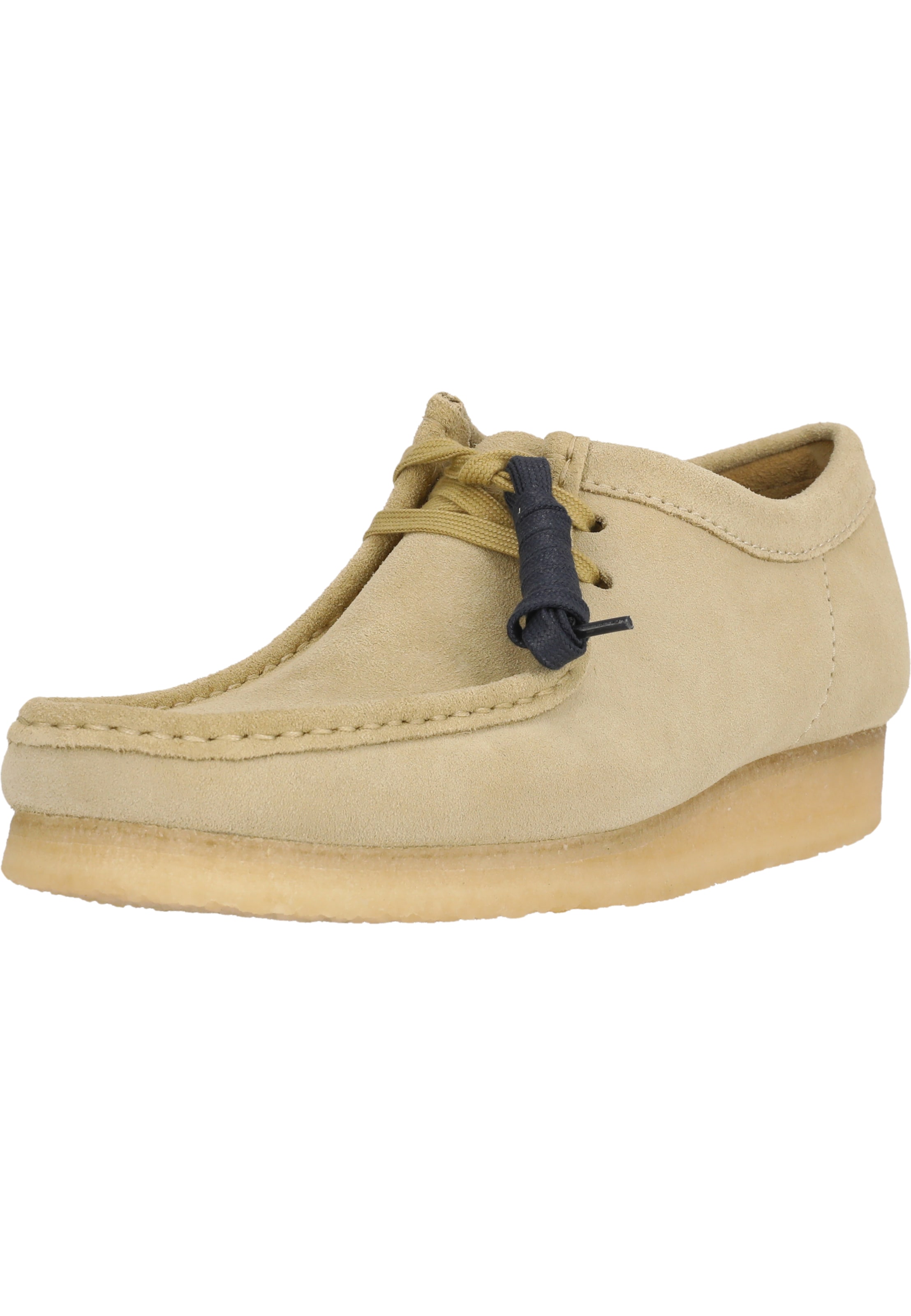 CLARKS Schnürschuhe 'Wallabee Maple' in Beige: Vorderseite