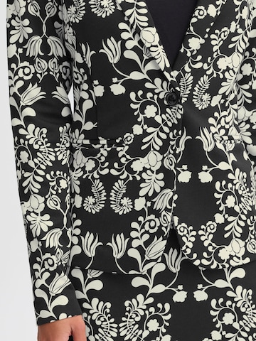 ICHI - Blazer ' IHKATE PRINT BL23 ' em preto