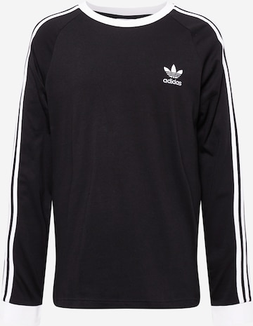 ADIDAS ORIGINALS Shirt 'Adicolor Classic' in Zwart: voorkant