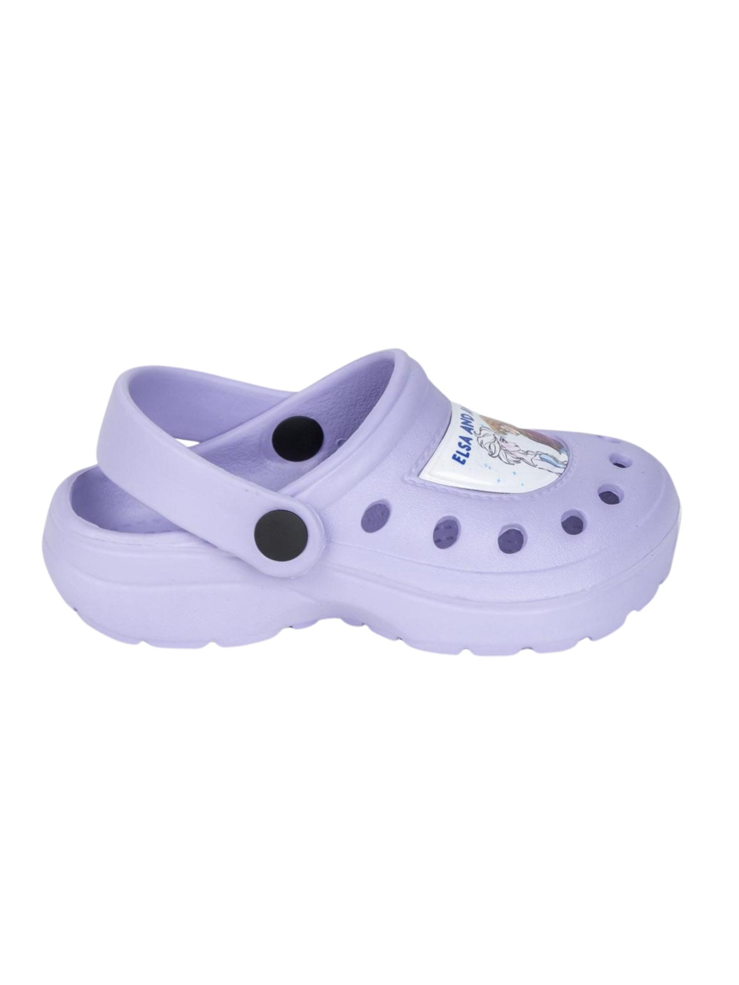 DISNEY Beach & Pool Shoes 'Frozen' in Purple: front