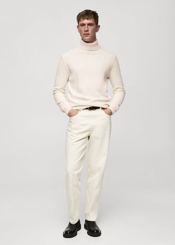 MANGO MAN Sweater 'Lotust' in White