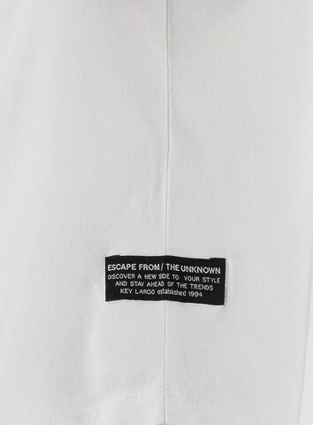 Key Largo Shirt 'MT LOVE YOU' in White