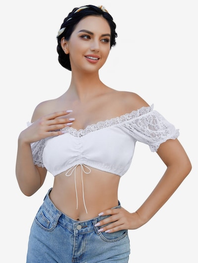 Yesfashion Traditional blouse in 44 in White, Item view