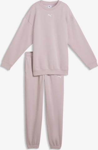 PUMA Sweatsuit in Pink: front