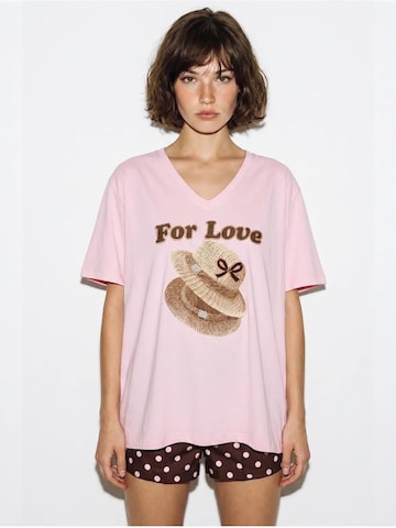 Maglietta 'T-Shirts' di Bianco Lucci in rosa