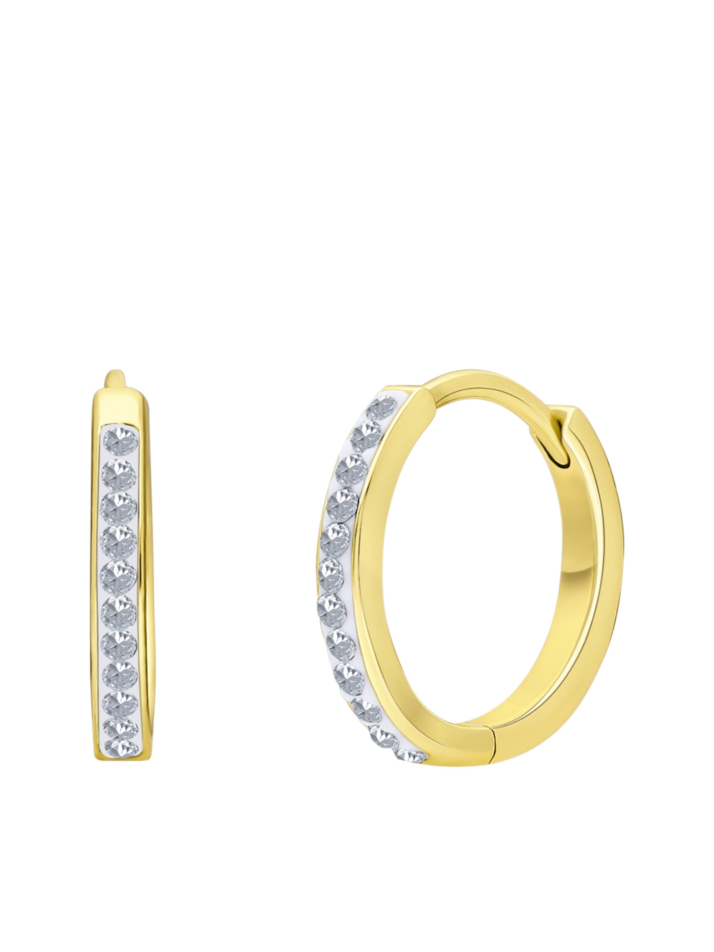 Lucardi Oorbellen in Goud: voorkant