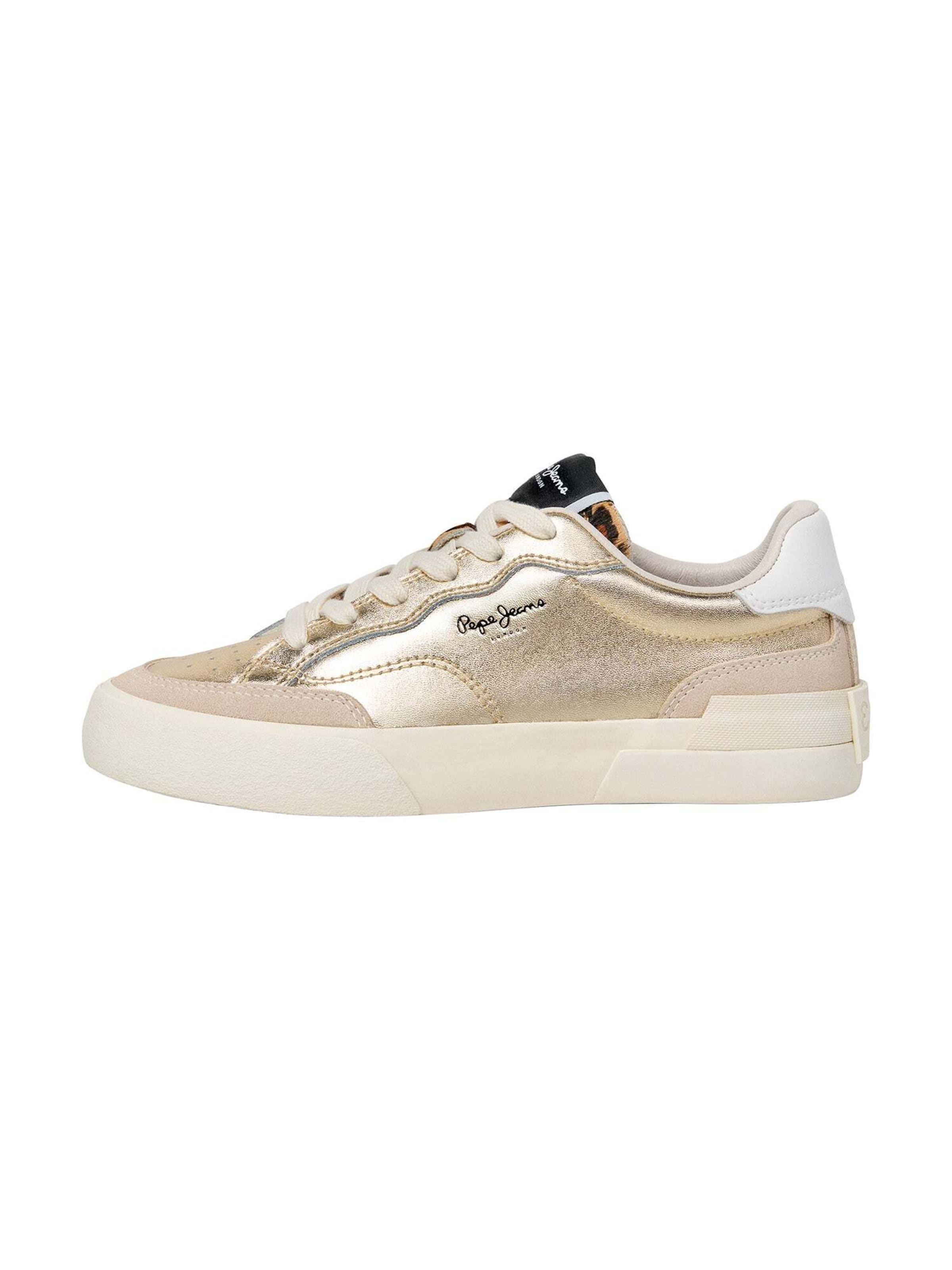 Pepe Jeans Sneakers 'Milan Glow' in Gold: front