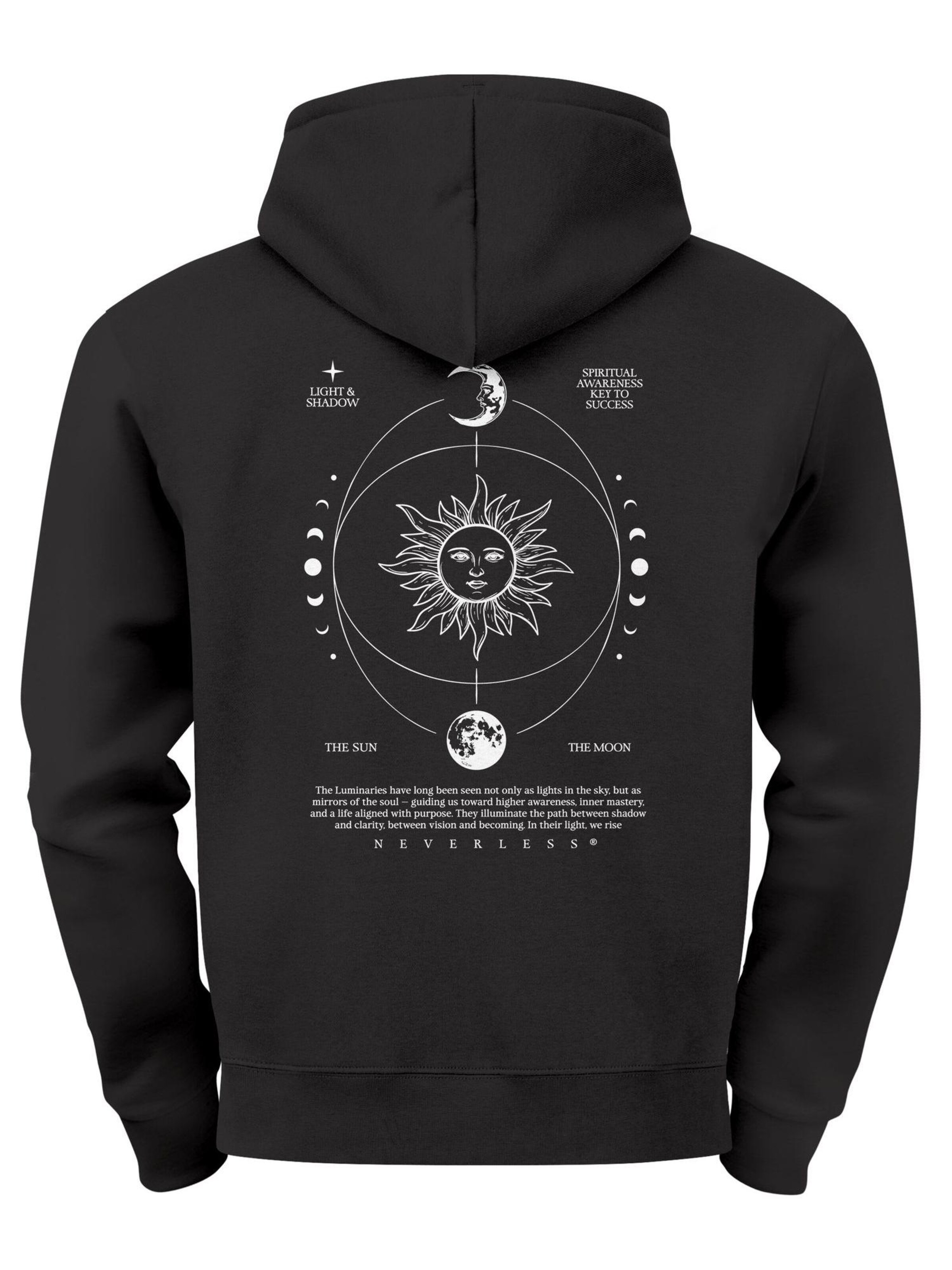 Neverless Sweatshirt 'Spiritual Awareness' in Black