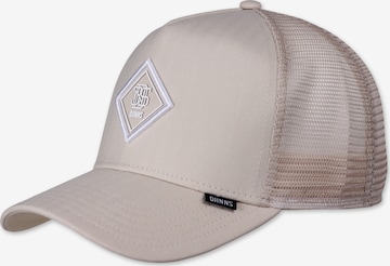 DJINNS Cap in Beige: front