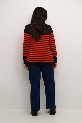 KAFFE CURVE Trui 'Lizzy' in Rood