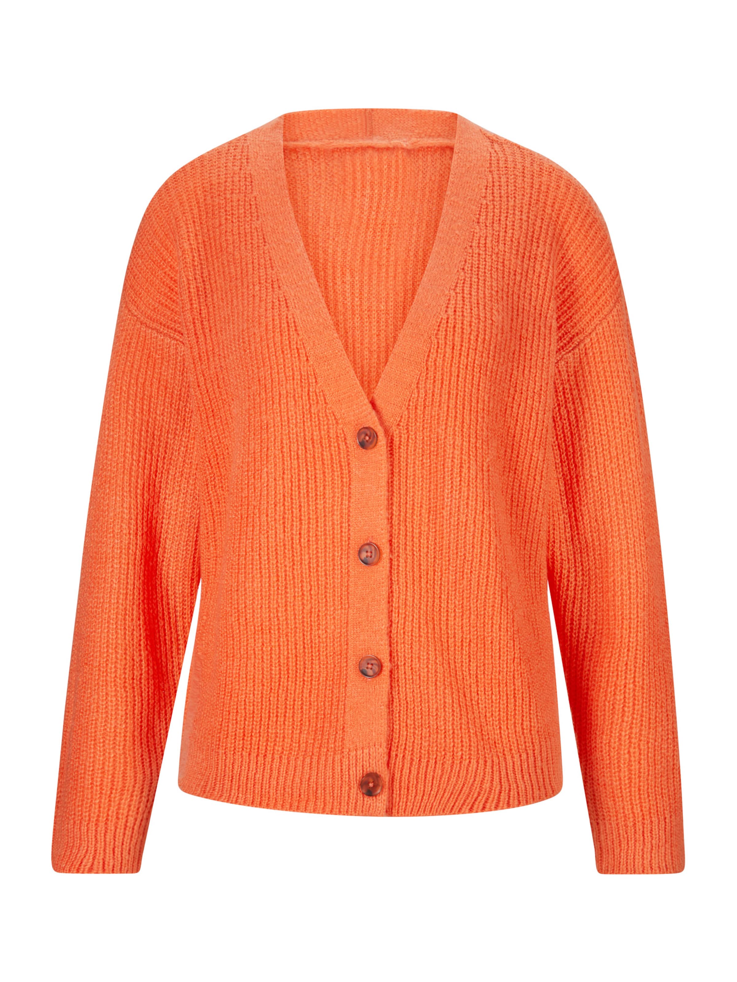 heine Strickjacke in Orange: Vorderseite
