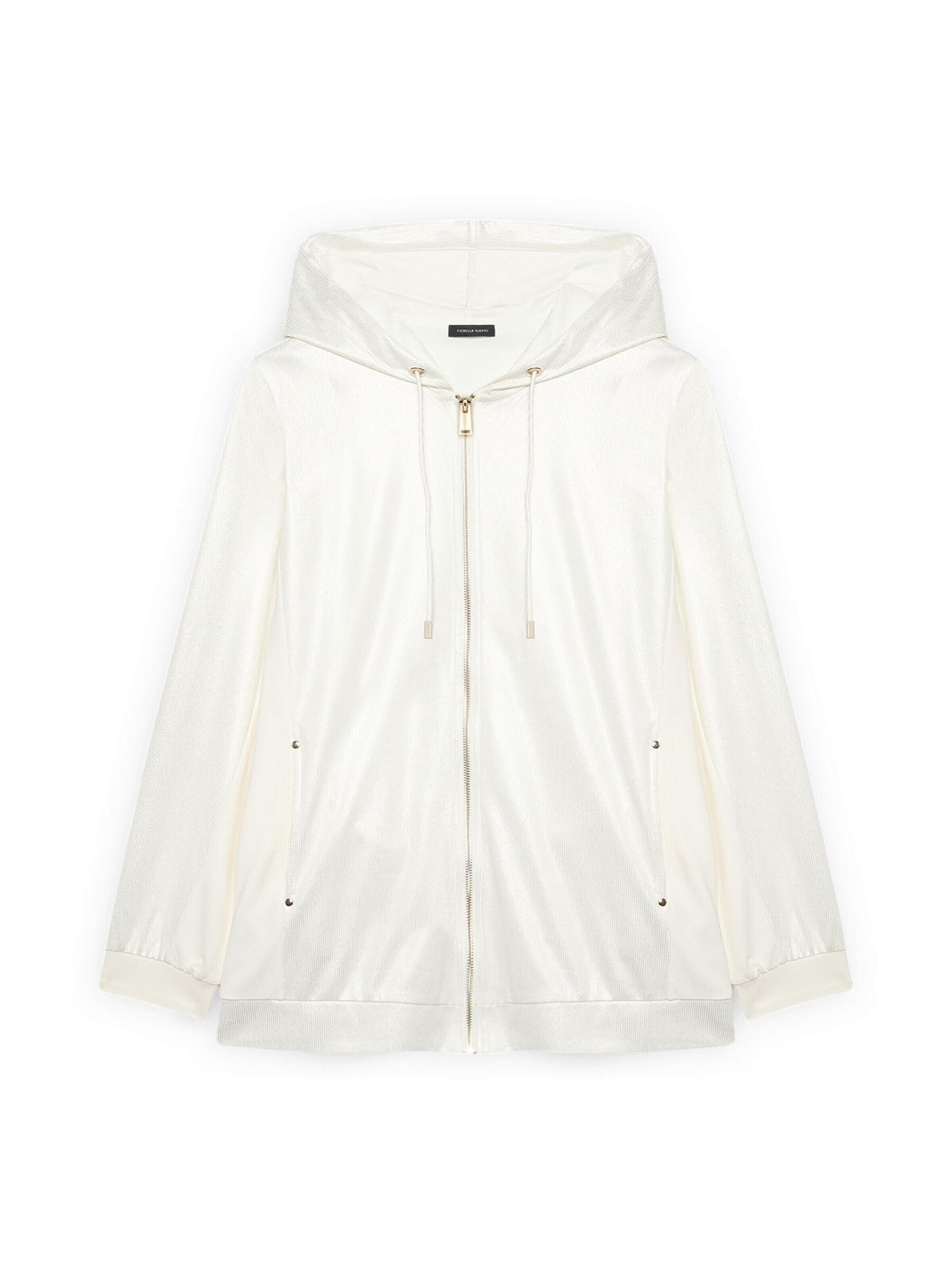 Veste mi-saison Fiorella Rubino en blanc : devant