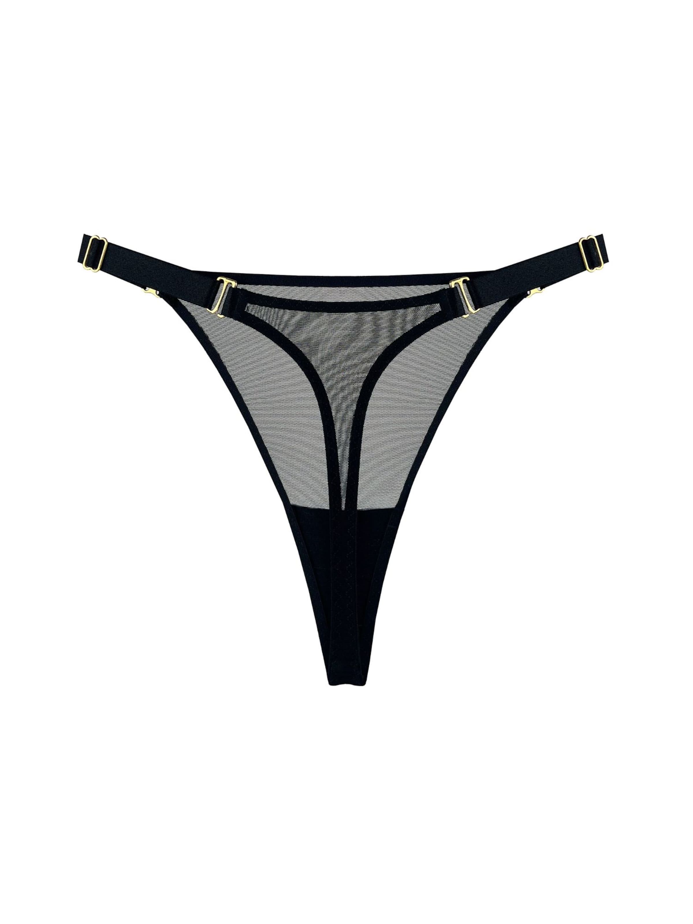 Bordelle Thong 'Signature' in Black
