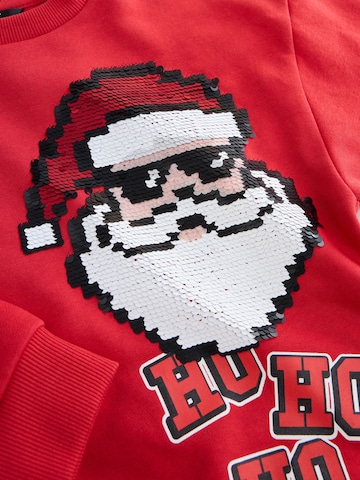Next Sweatshirt 'Christmas' in Rot