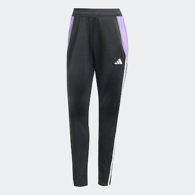 ADIDAS PERFORMANCE Sporthose 'Tiro 24' in lila / schwarz / weiß, Produktansicht