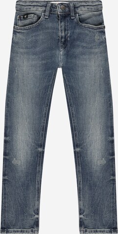 Calvin Klein Jeans Slimfit Jeansy w kolorze niebieski: przód