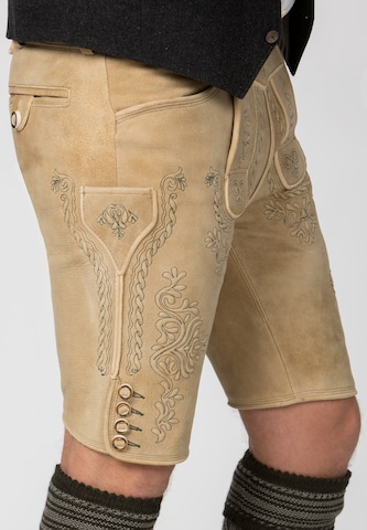 STOCKERPOINT Regular Trachtenhose 'Königstein' in Beige