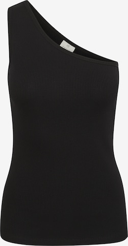 Kaffe Top 'Pia' in Black: front