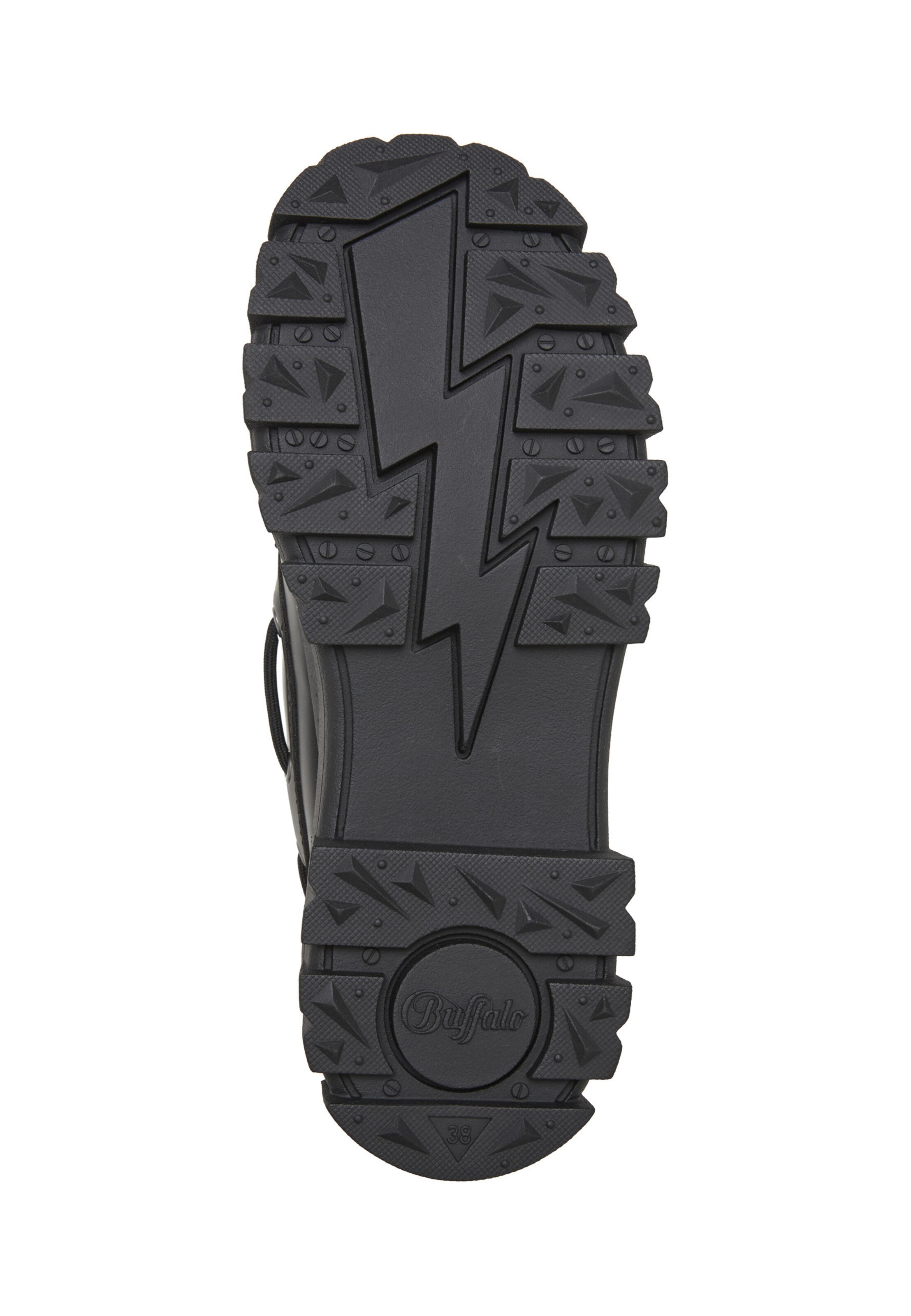 BUFFALO - Mocassins 'Aspha' em preto
