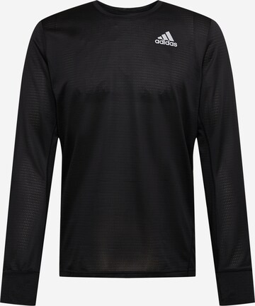 Maglia funzionale 'Own The Run' di ADIDAS SPORTSWEAR in nero: frontale