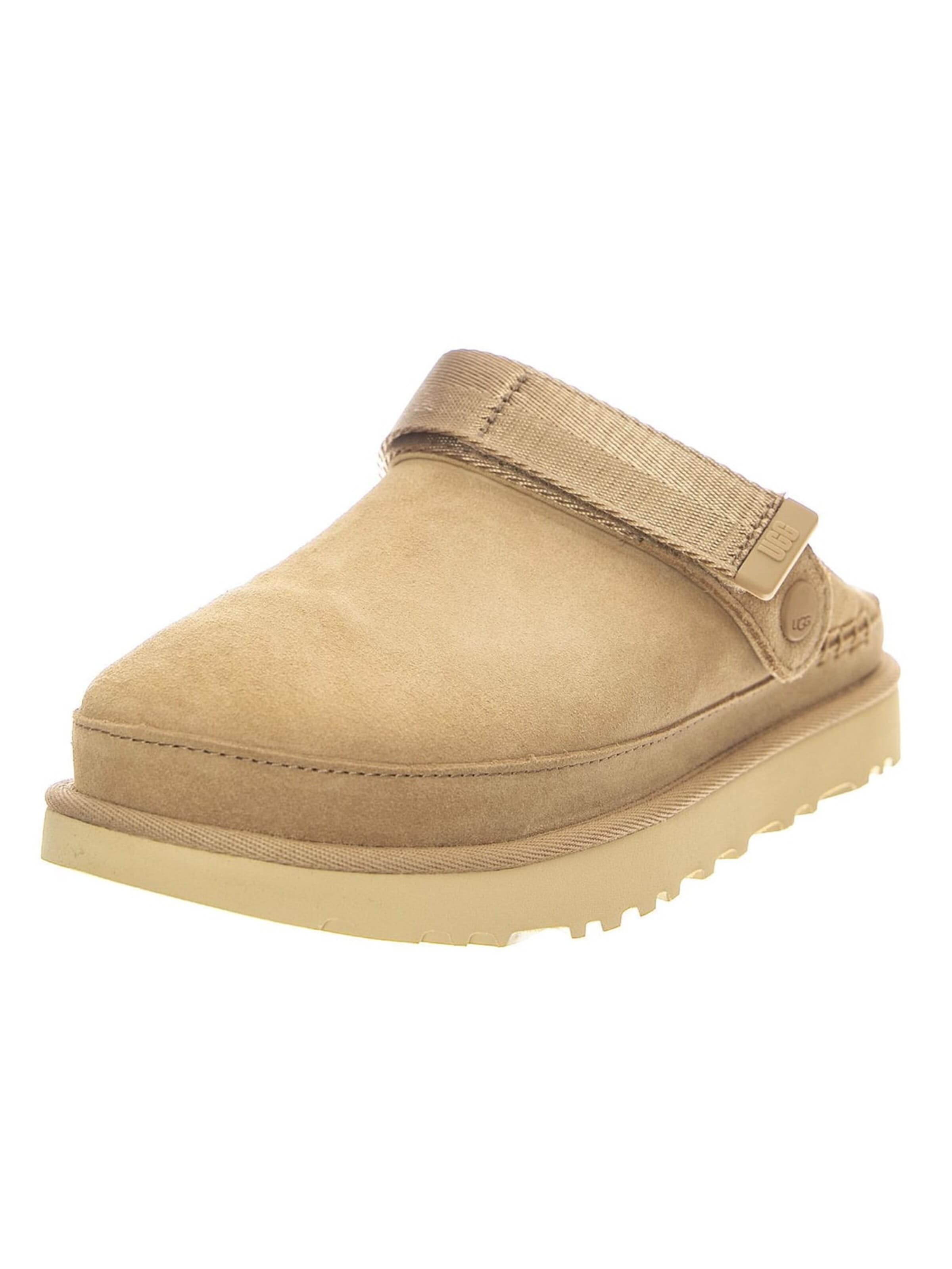 UGG Sandały 'Goldenstar Clog Driftwood' w kolorze beżowy: przód