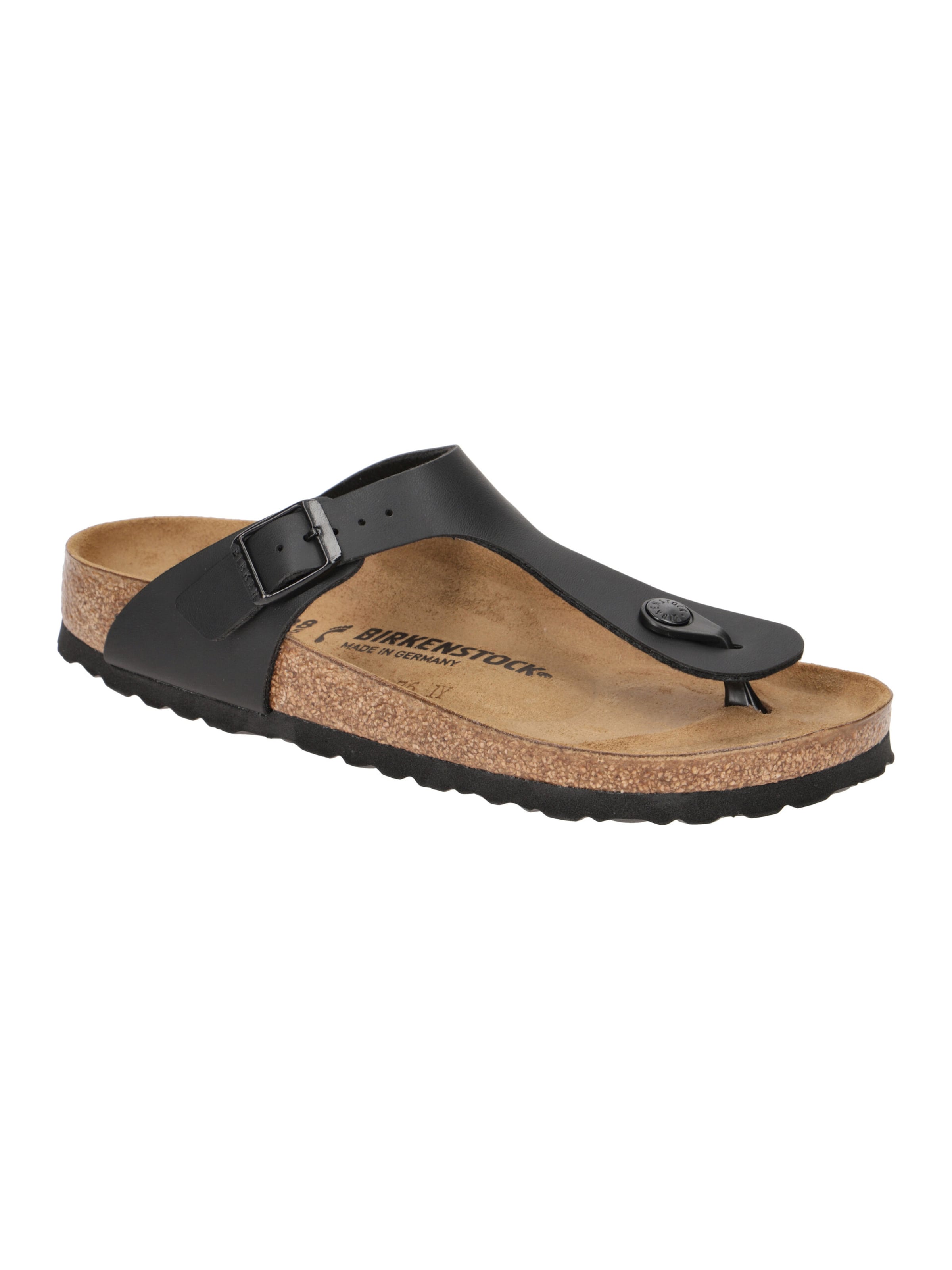 BIRKENSTOCK Pantolette in Schwarz: Vorderseite