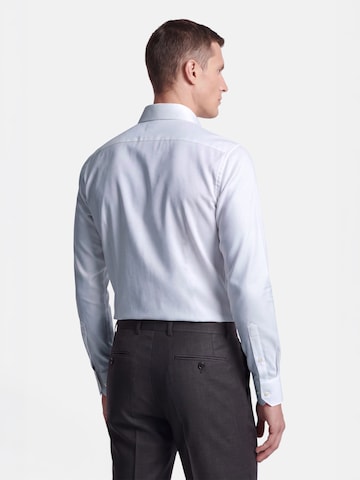 Vercate Slim fit Zakelijk overhemd 'Twill' in Wit