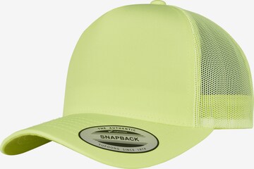 Cappello da baseball di Flexfit in giallo: frontale