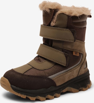 BISGAARD Snow Boots 'Eddie' in Green: front