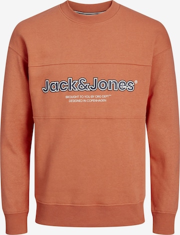 Felpa di Jack & Jones Junior in arancione: frontale